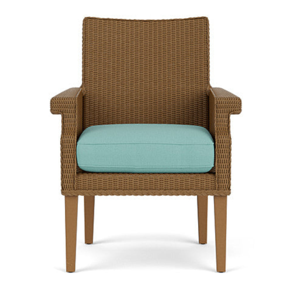 Lloyd Flanders Hamptons Wicker Outdoor Dining Arm Chair