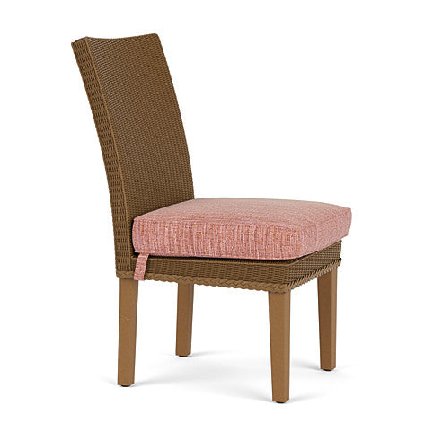 Lloyd Flanders Hamptons Wicker Outdoor Armless Dining Chair