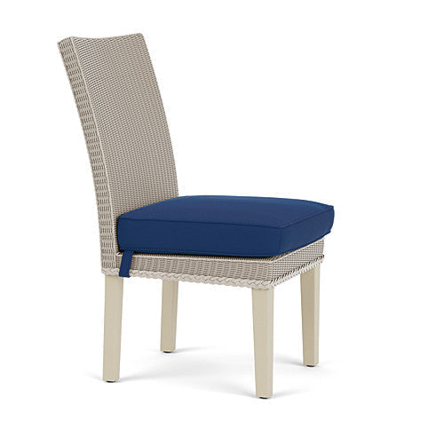 Lloyd Flanders Hamptons Wicker Outdoor Armless Dining Chair