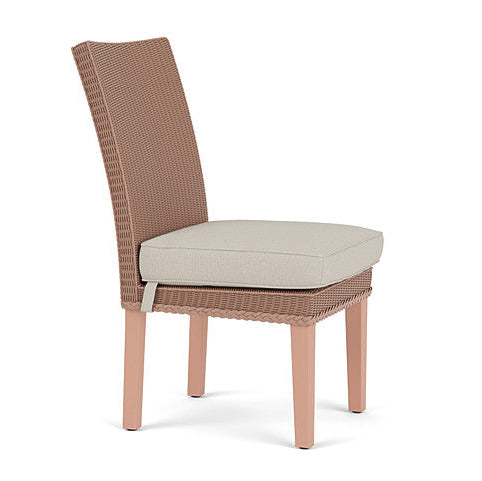 Lloyd Flanders Hamptons Wicker Outdoor Armless Dining Chair