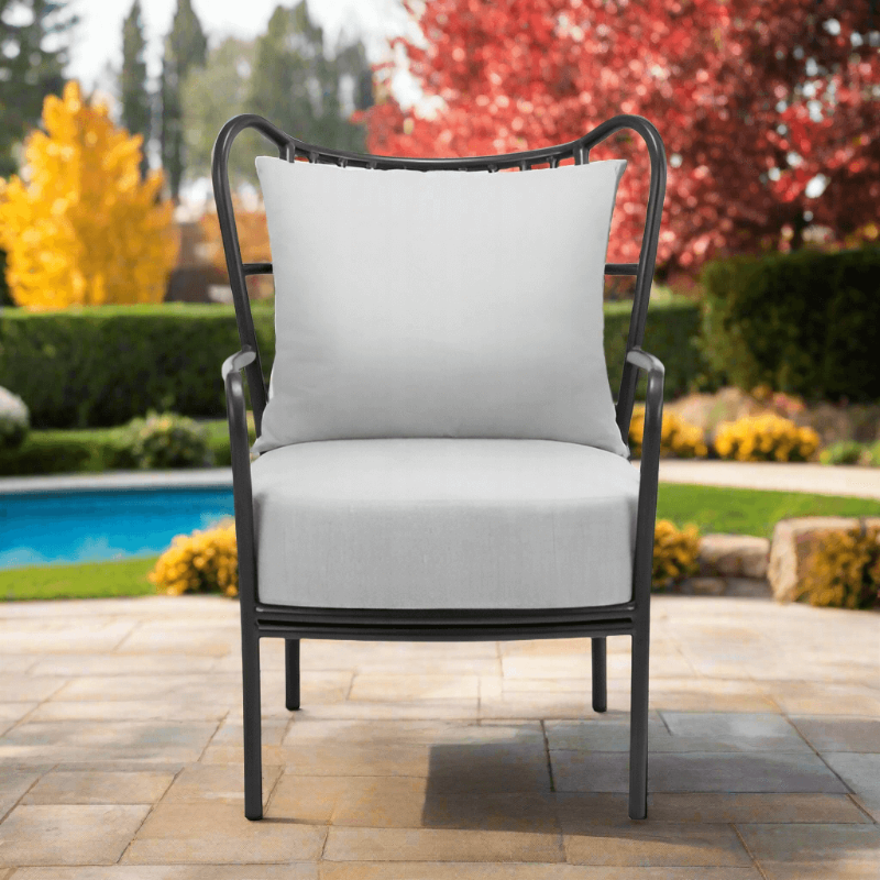 DecoScape Elephant Aluminum Outdoor Club Chair