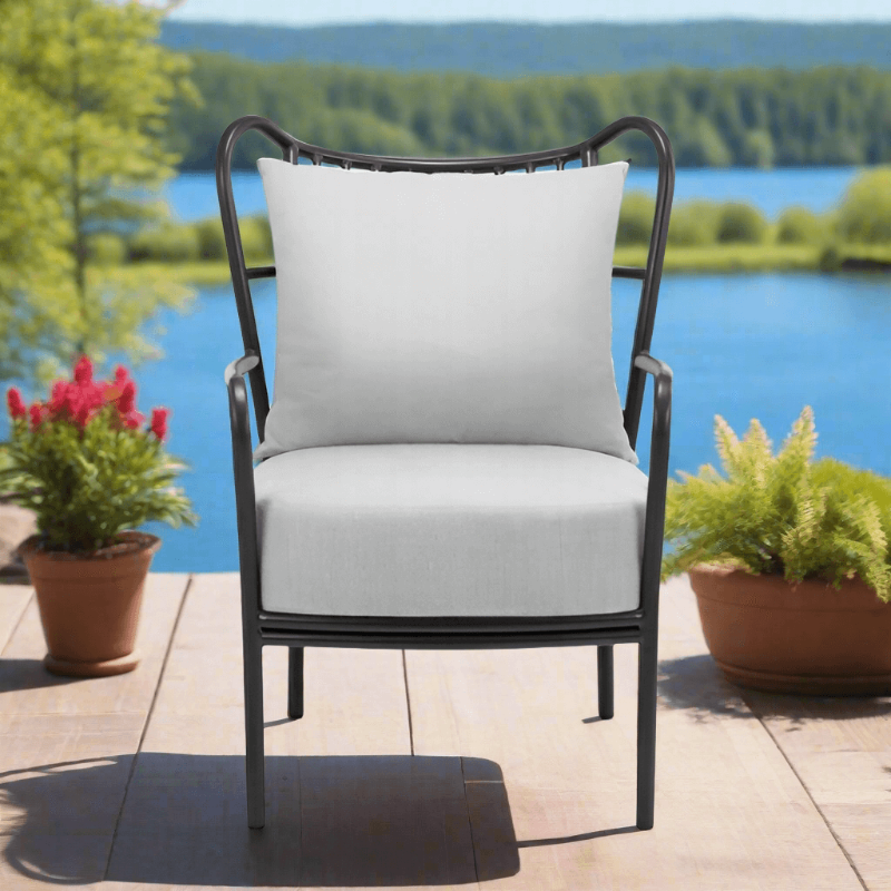 DecoScape Elephant Aluminum Outdoor Club Chair