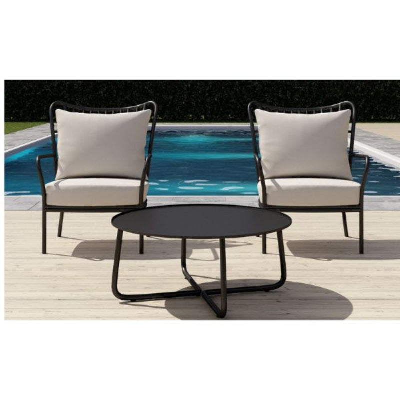 DecoScape Elephant Aluminum Outdoor Club Chair