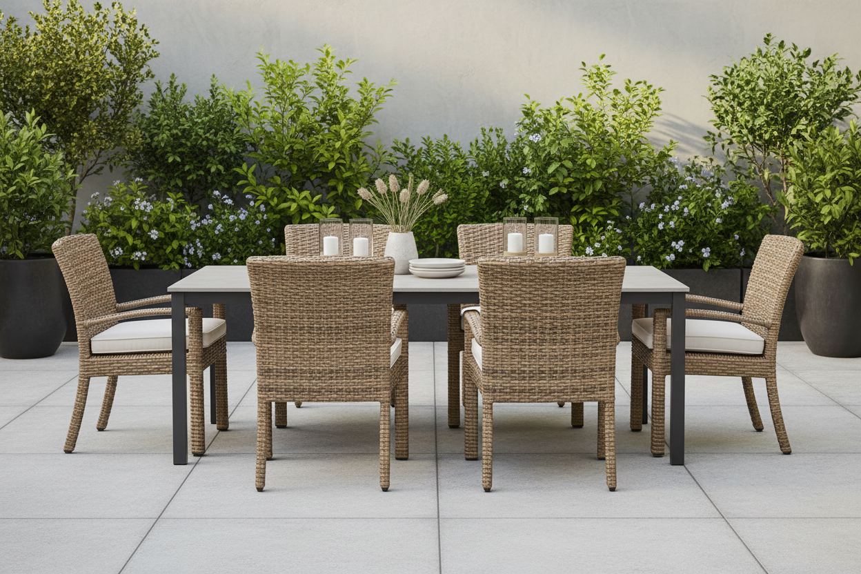 Sunset West Havana Wicker Outdoor Dining Chair