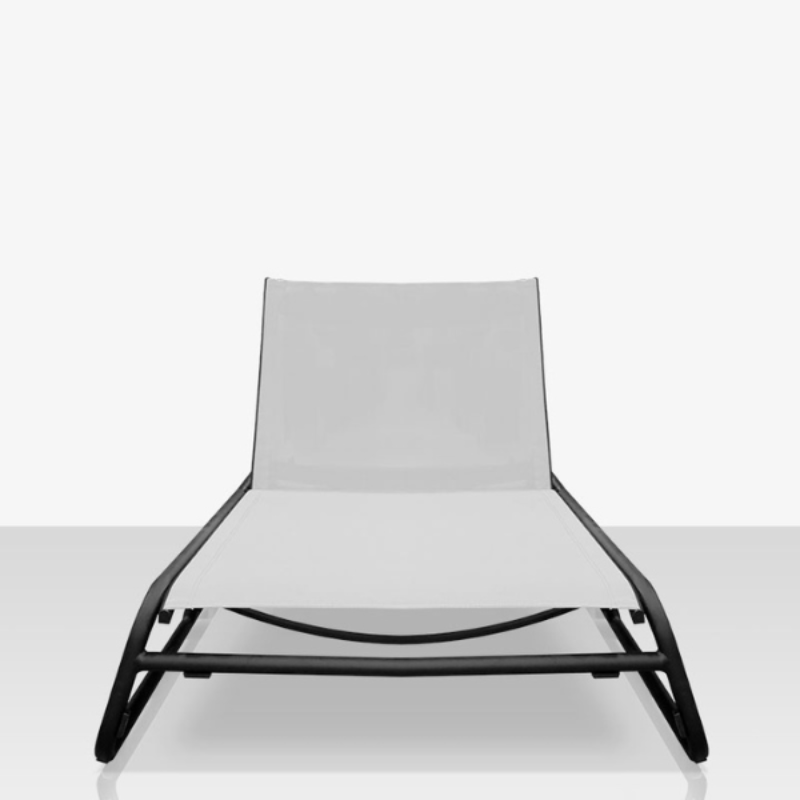 DecoScape Elephant Aluminum Outdoor Armless Chaise Lounge