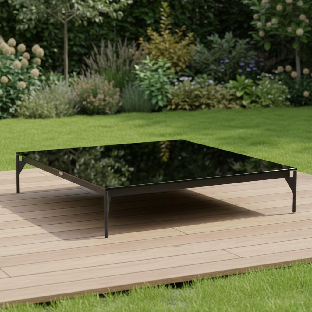 Skyline Design Boston Coffee Table with Glass