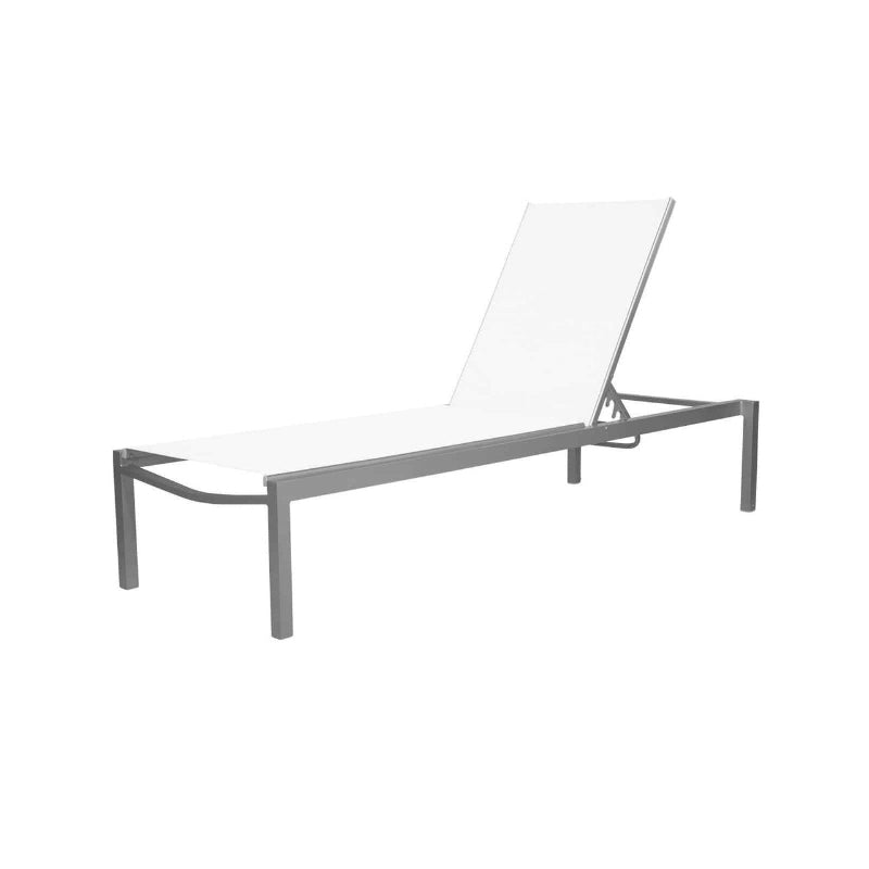 DecoScape Fusion Aluminum Sling Outdoor Armless Chaise