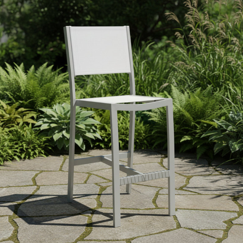 DecoScape Fusion Aluminum Sling Outdoor Bar Side Chair