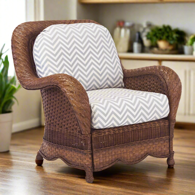 South Sea Rattan Autumn Morning Wicker Indoor Lounge Chair