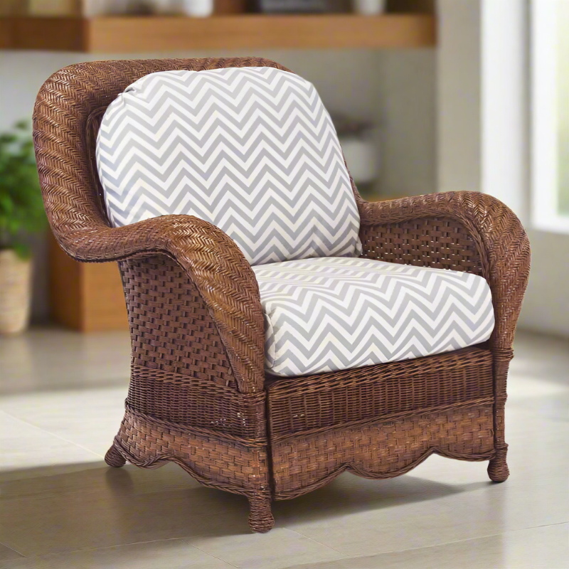 South Sea Rattan Autumn Morning Wicker Indoor Lounge Chair