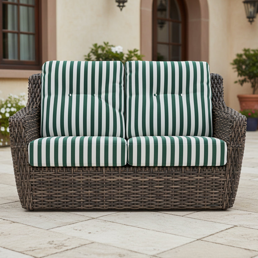 Lloyd Flanders Largo Woven Vinyl Outdoor  Loveseat