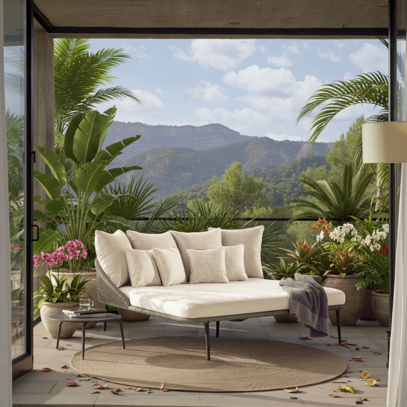 Skyline Design Rodona Rope Outdoor 2-Piece Daybed Set