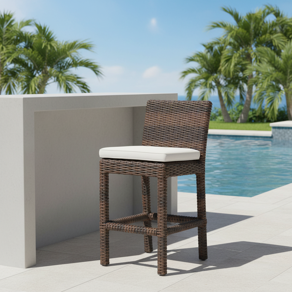 Sunset West Montecito Aluminum Outdoor Counter Stool