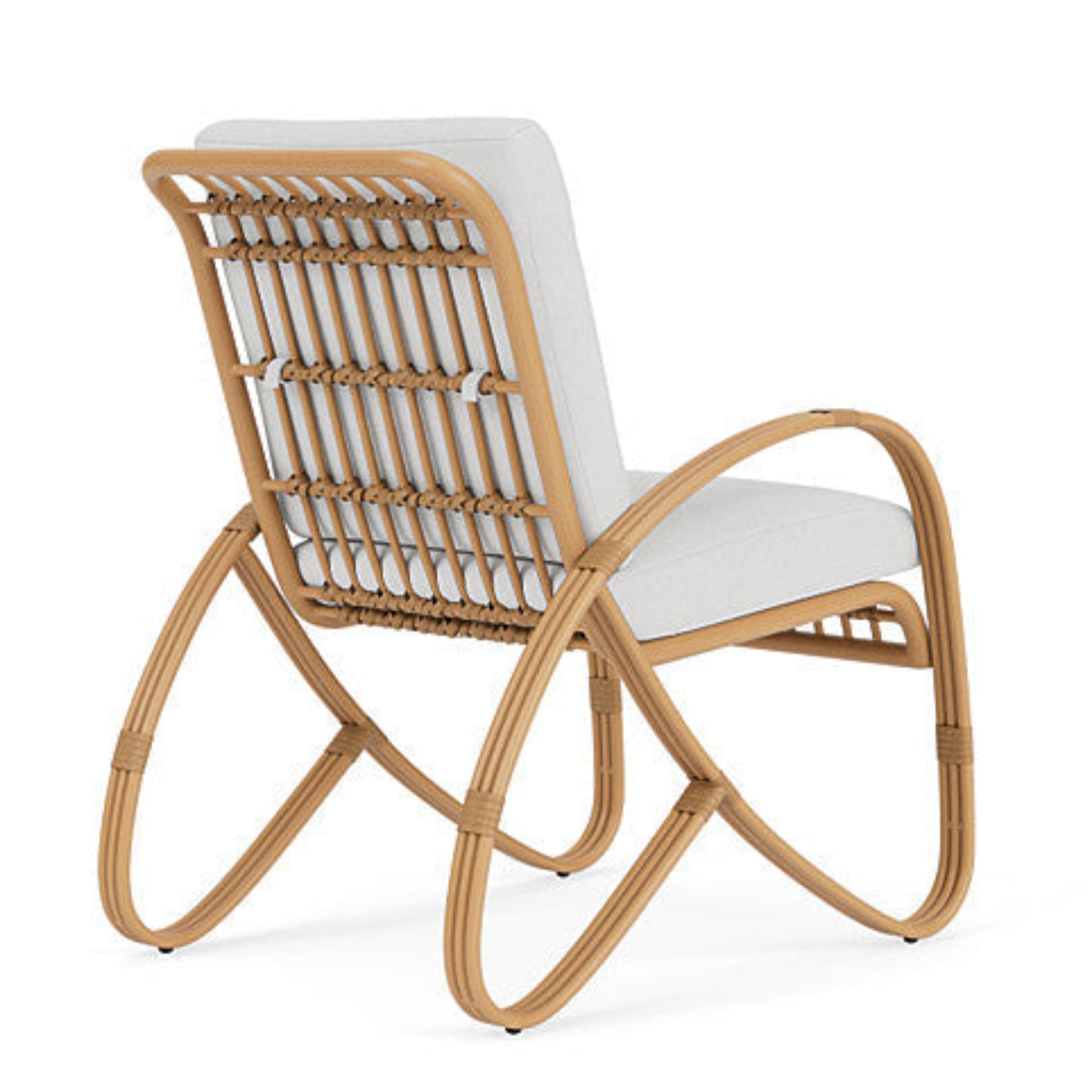 Lloyd Flanders Riviera Aluminum Outdoor Dining Armchair
