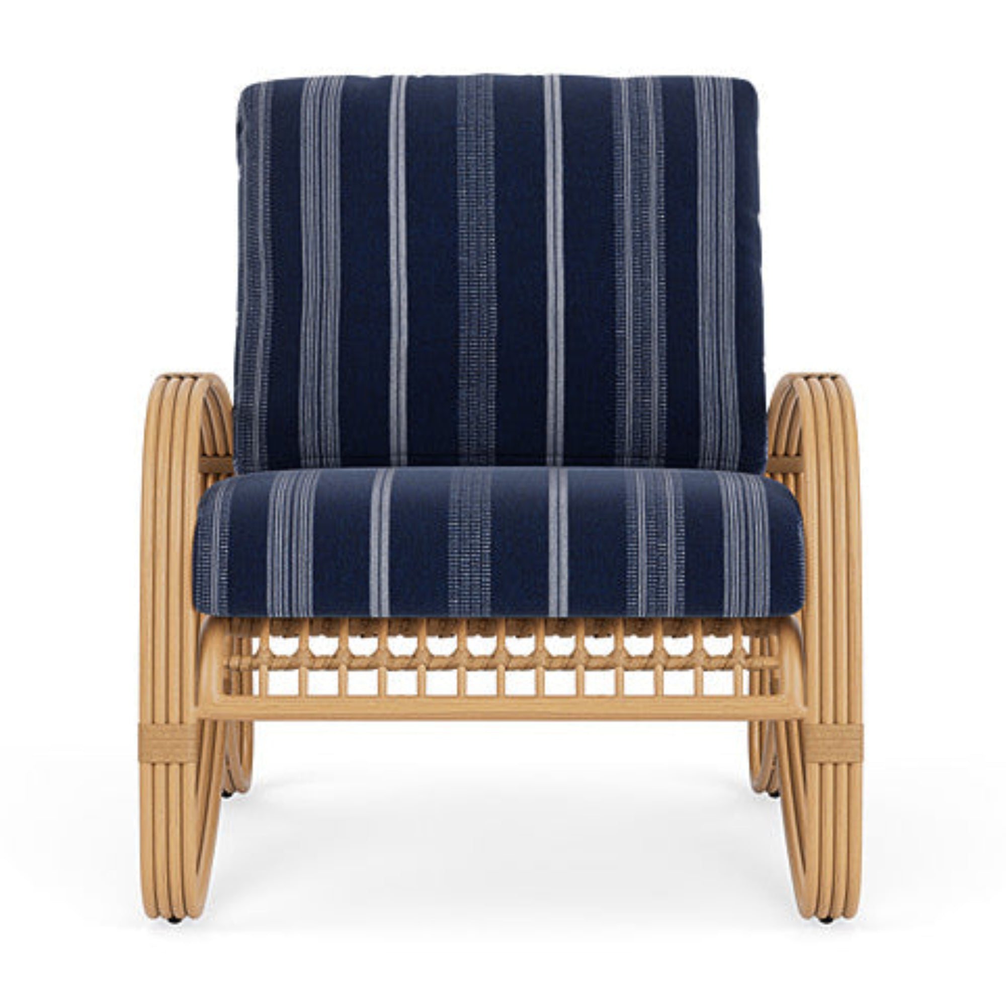 Lloyd Flanders Riviera Wicker Outdoor Lounge Chair