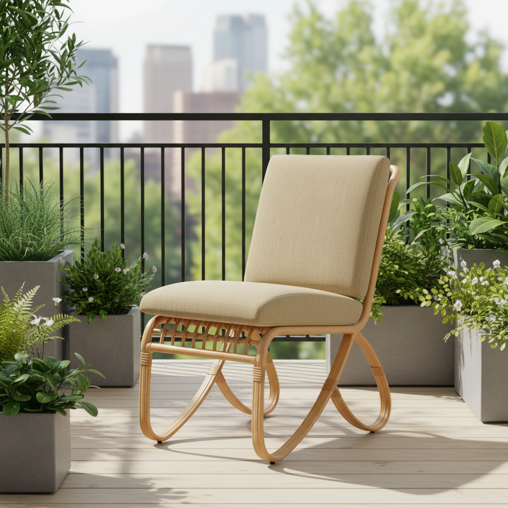 Lloyd Flanders Riviera Aluminum Outdoor Armless Dining Chair