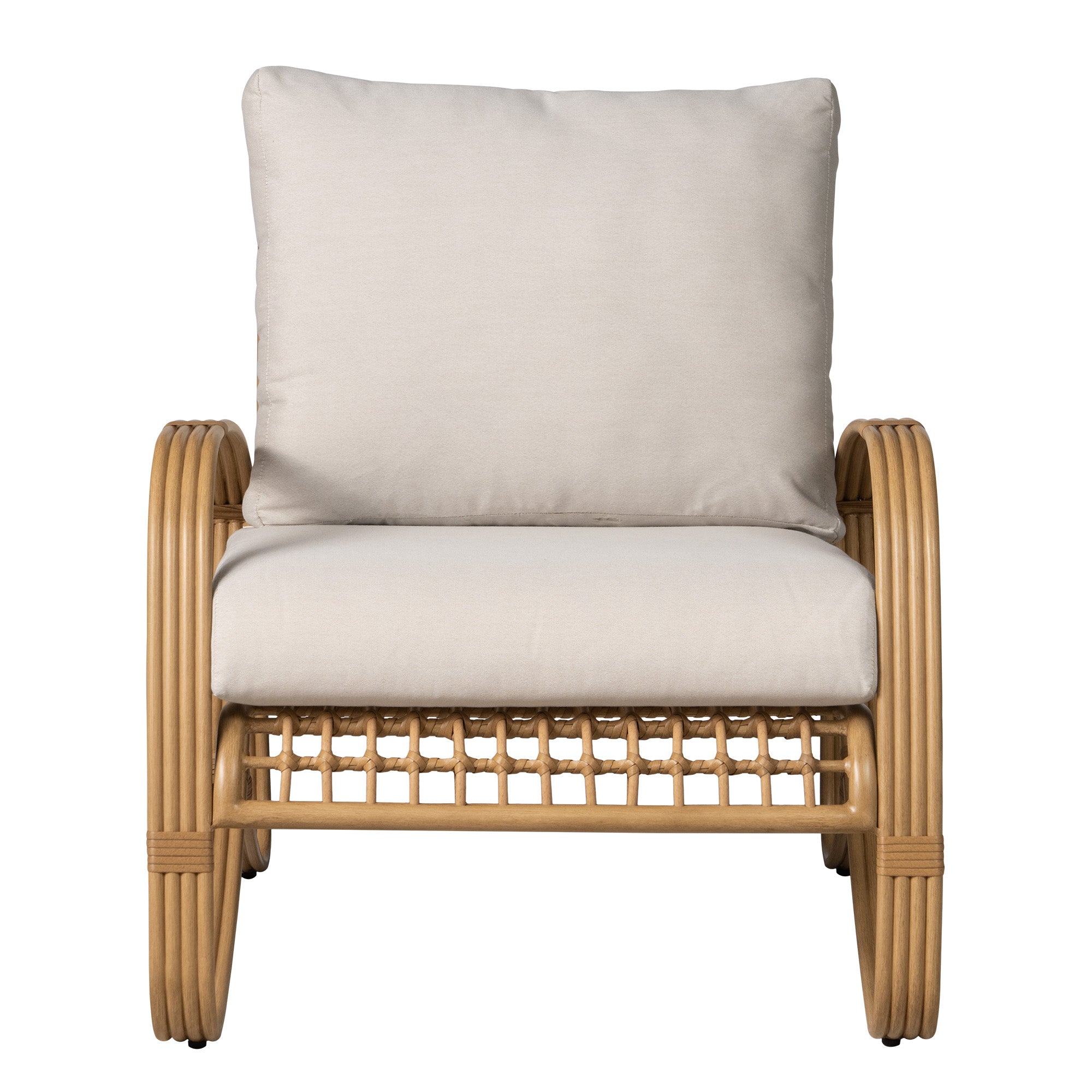 Lloyd Flanders Riviera Wicker Outdoor Lounge Chair