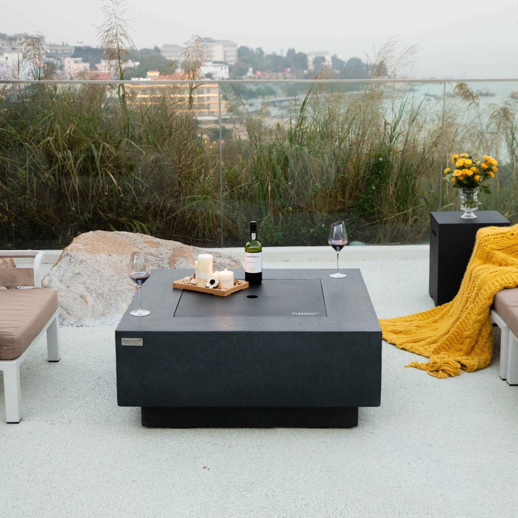 Elementi Plus Bergen Fire Pit Table