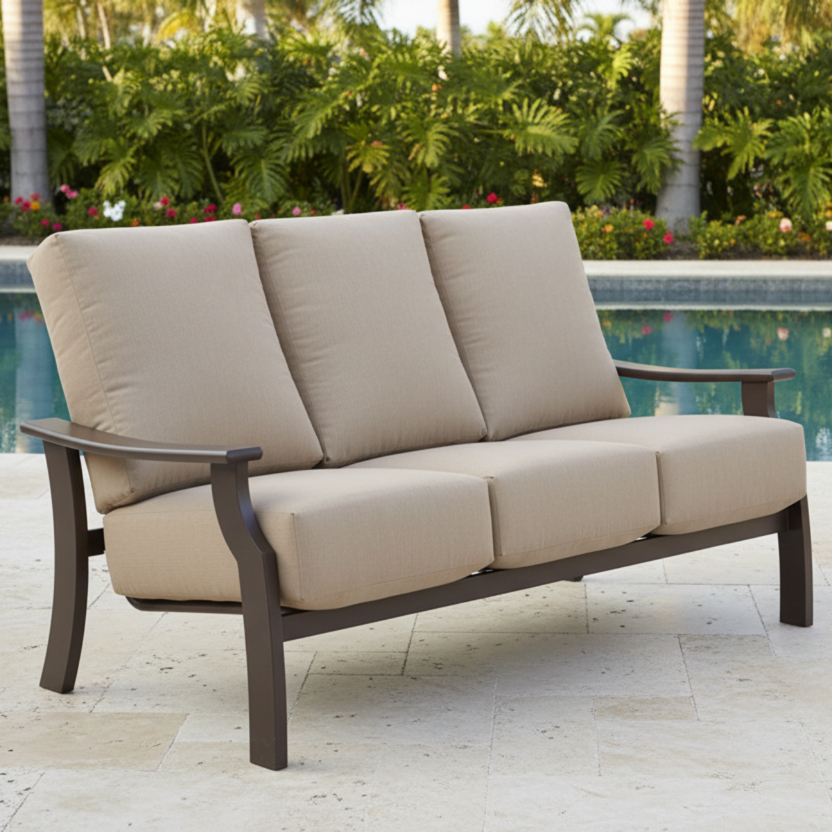 Telescope Casual St Catherine MGP Deep Cushion Outdoor Three-Seat Sofa