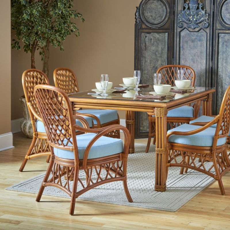 South Sea Rattan Antigua Rattan Indoor Dining Armchair