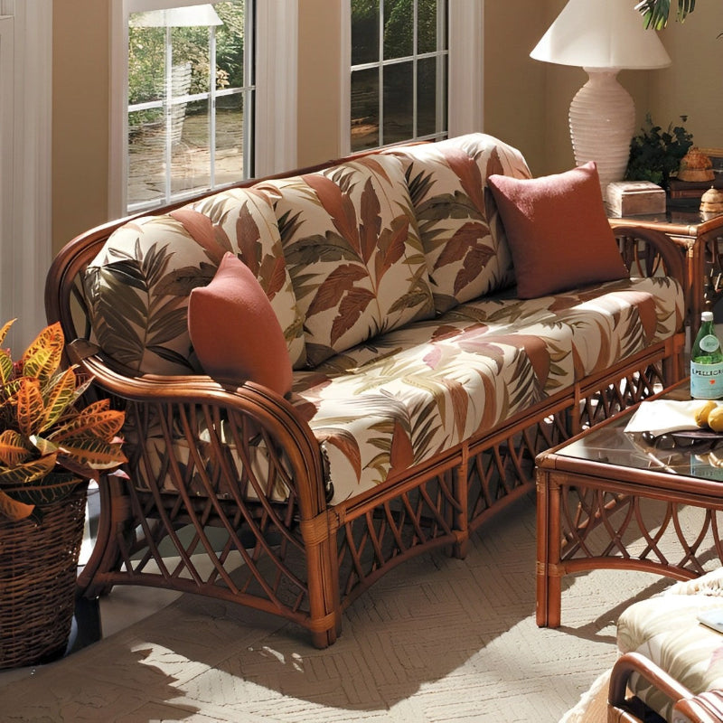 South Sea Rattan Antigua Rattan Indoor Sofa