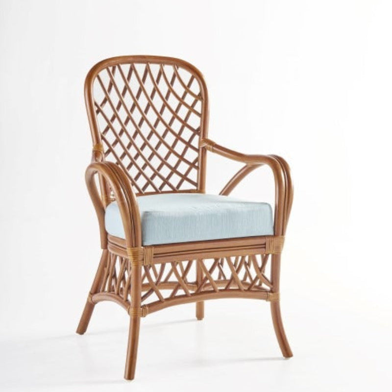 South Sea Rattan Antigua Rattan Indoor Dining Armchair