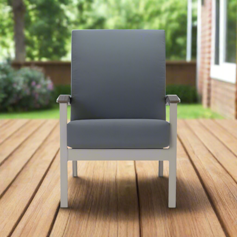 Telescope Casual Bazza Cushion MGP Aluminum Outdoor Arm Chair
