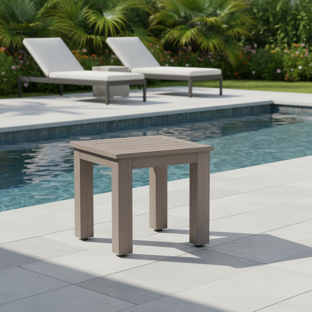 Sunset West Laguna Aluminum Outdoor End Table