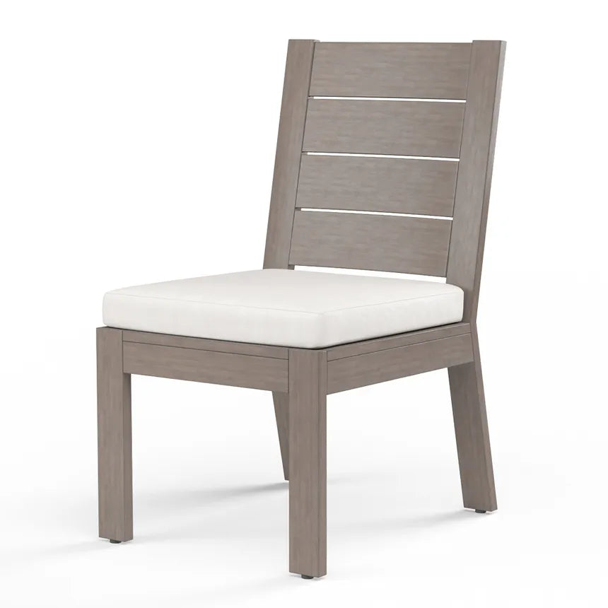 Sunset West Laguna Aluminum Outdoor Armless Dining Chair