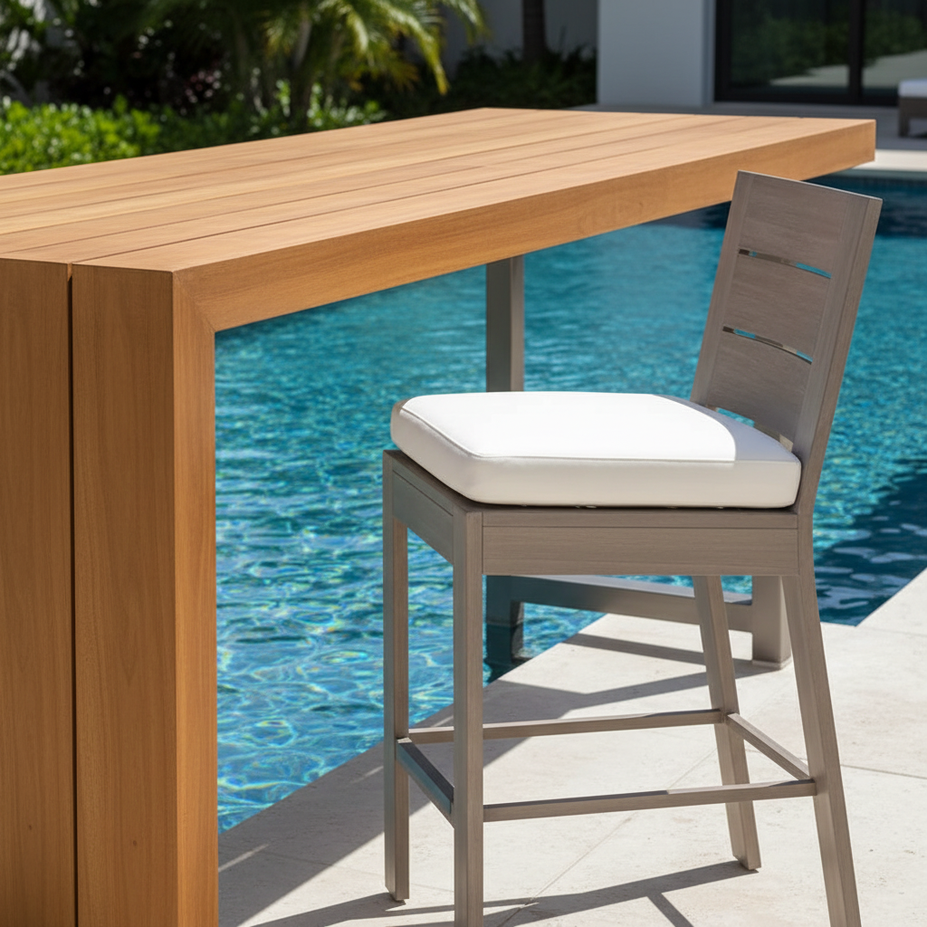 Sunset West Laguna Aluminum Outdoor Counter Stool