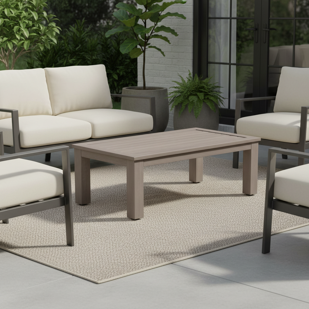 Sunset West Laguna Aluminum Outdoor Coffee Table