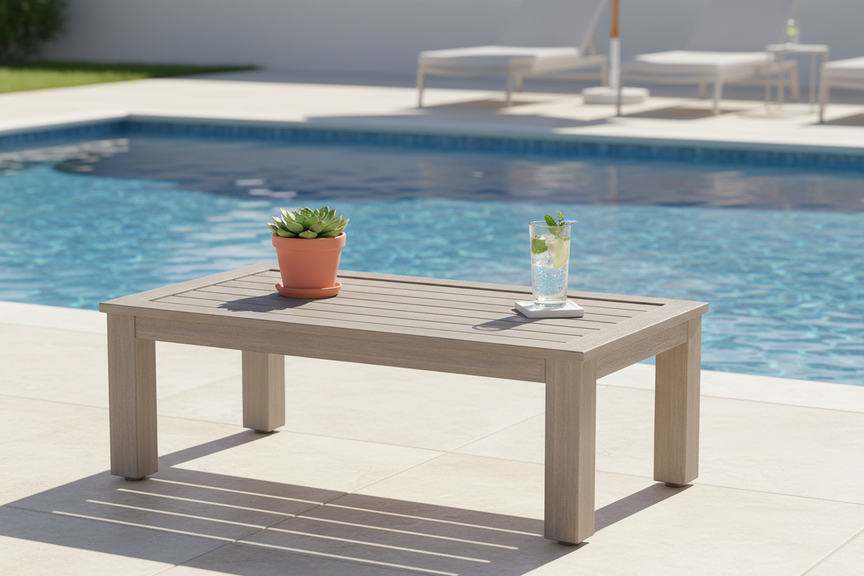 Sunset West Laguna Aluminum Outdoor Coffee Table