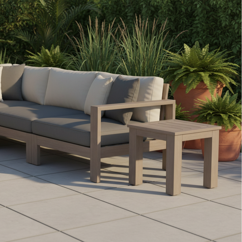 Sunset West Laguna Aluminum Outdoor End Table