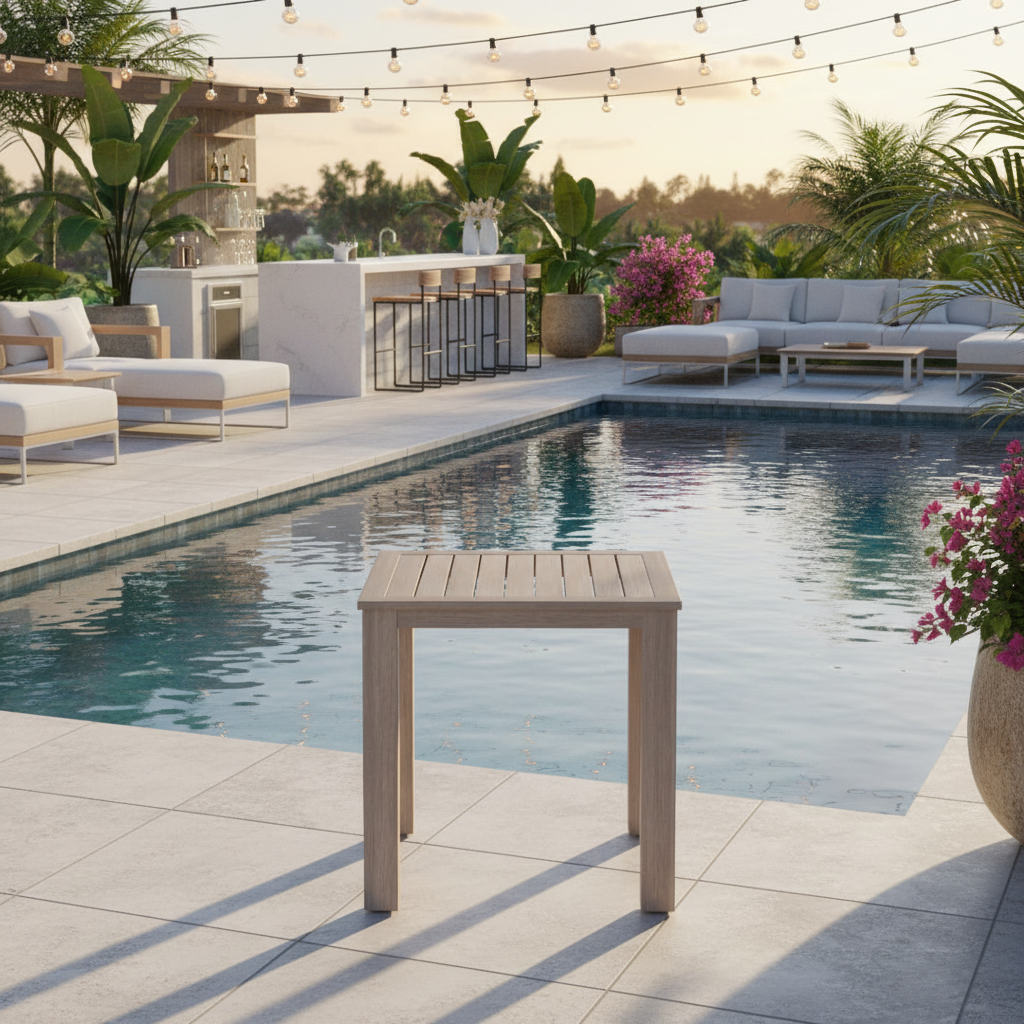 Sunset West Laguna Aluminum Outdoor Pub Table