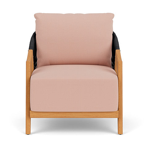 Lloyd Flanders Alpine Teak Outdoor Lounge Chair