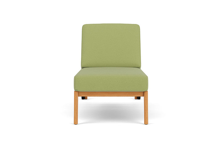 Lloyd Flanders Alpine Teak Outdoor Pool Chaise Lounge