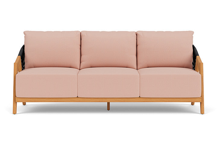 Lloyd Flanders Alpine Teak Outdoor Sofa
