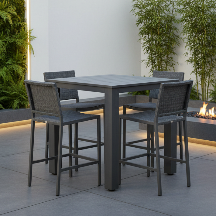Sunset West Redondo Aluminum Outdoor 40" Pub Table