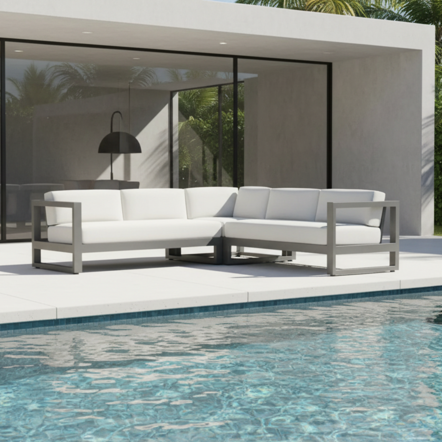 Sunset West Redondo Aluminum Outdoor Sectional