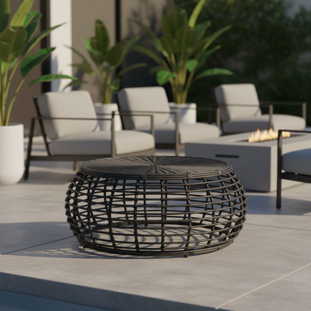 Sunset West Venice Wicker Outdoor Coffee Table