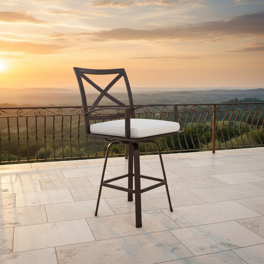 Sunset West La Jolla Aluminum Outdoor Counter Stool