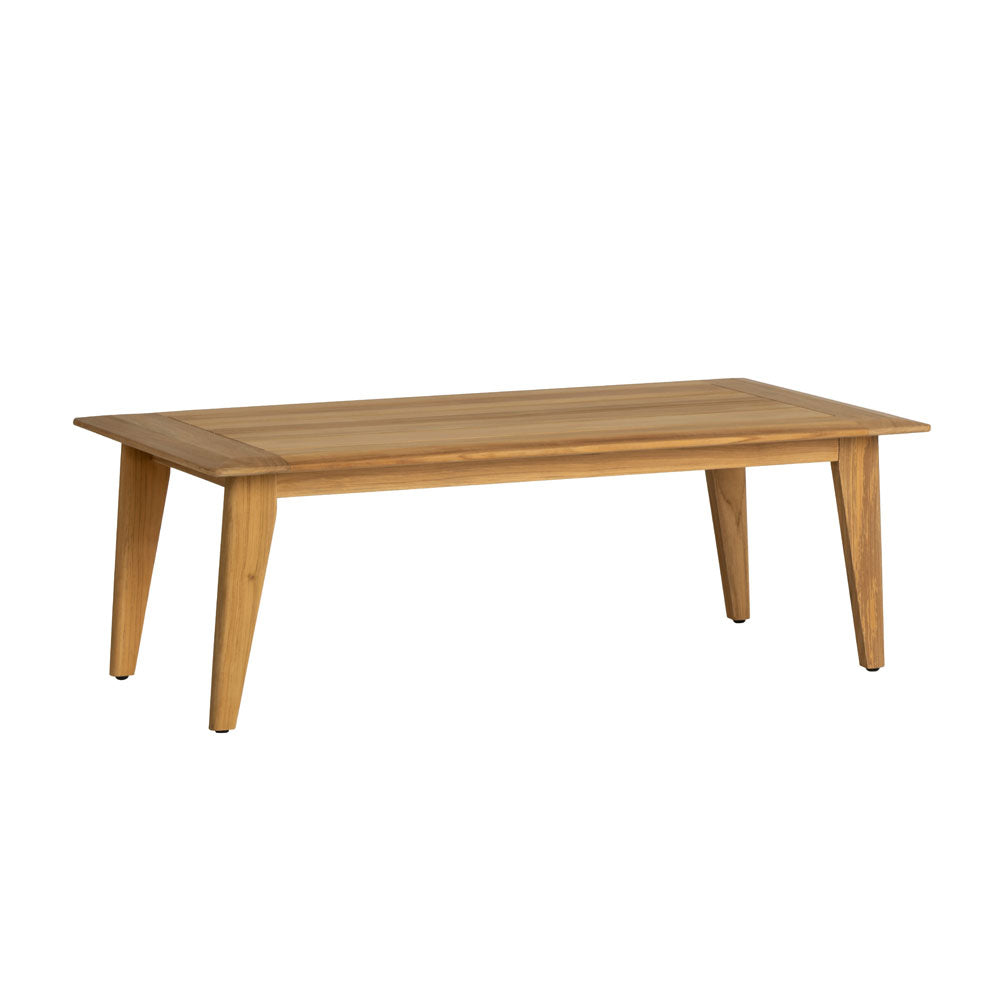 Lloyd Flanders Alpine Wicker Outdoor 48" Rectangular Cocktail Table