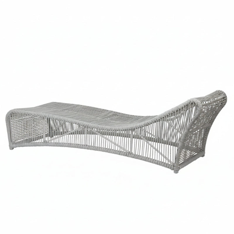 Sunset West Miami Rope Aluminum Cushionless Chaise