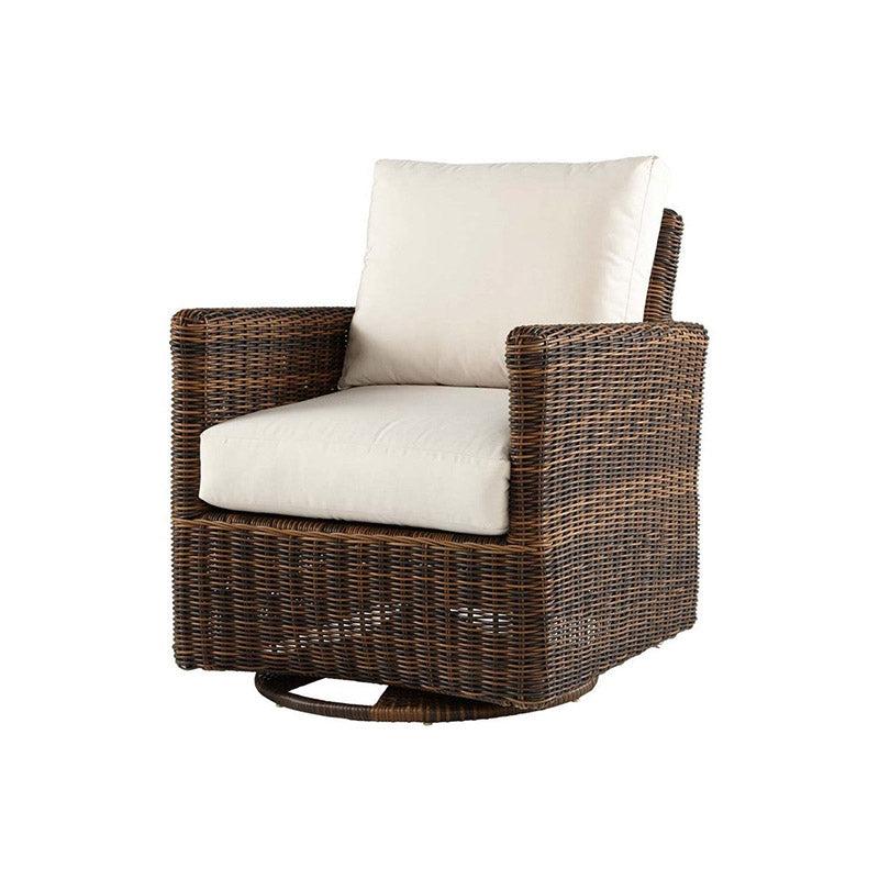 South Sea Rattan Del Ray Resin Wicker Swivel Glider Chair