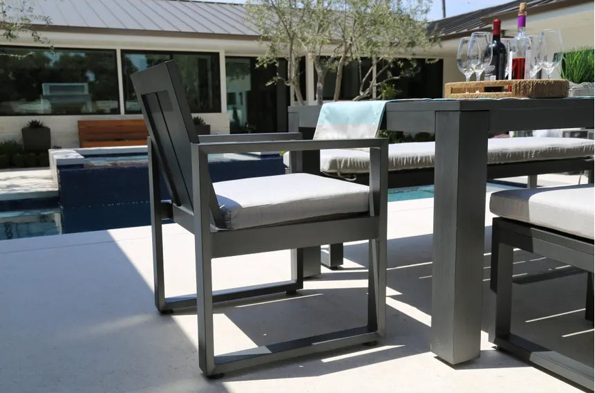 Sunset West Redondo Aluminum Outdoor Dining Chair