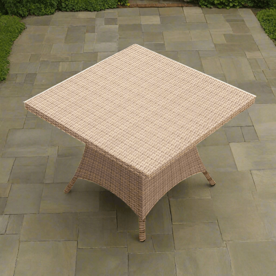 Forever Patio Hampton Wicker 48 Inch Square Dining Table