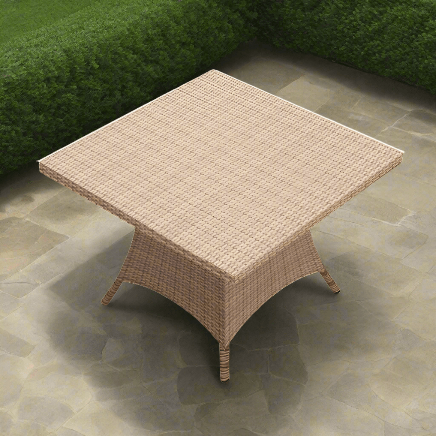 Forever Patio Hampton Wicker 48 Inch Square Dining Table