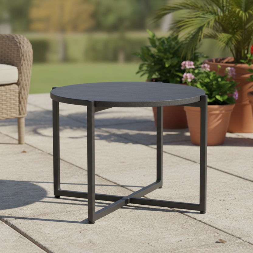 Alfresco Home Soul Outdoor 21" Round High Coffee Table