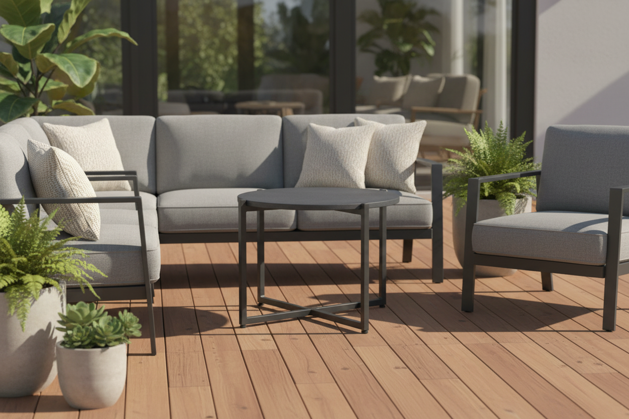 Alfresco Home Soul Outdoor 21" Round High Coffee Table