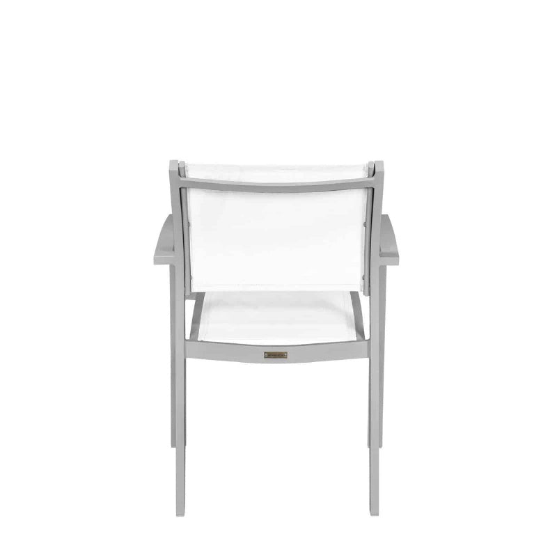 DecoScape Fusion Aluminum Sling Outdoor Dining Arm Chair